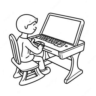 Leap Pad Imagination Desk Coloring Page 63613-50335