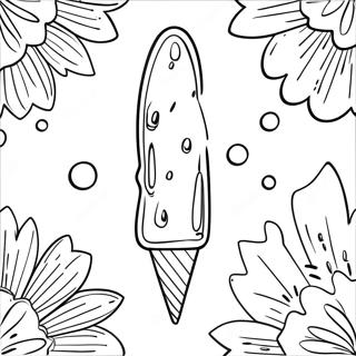 Sparkling Icicle Coloring Page 63624-50342