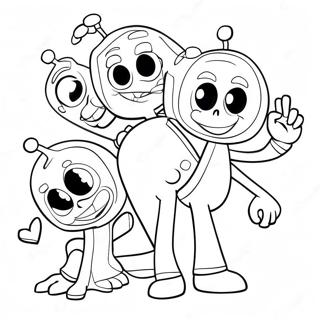 Numberjacks Coloring Page 63633-50345