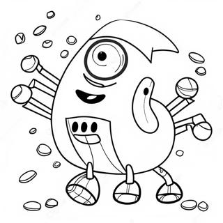 Numberjacks Fun Adventure Coloring Page 63634-50375