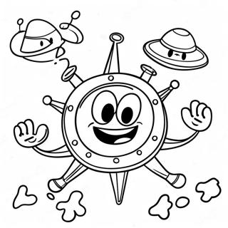 Numberjacks Fun Adventure Coloring Page 63634-50376