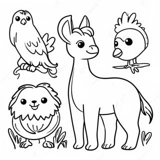 South America Animals Coloring Pages