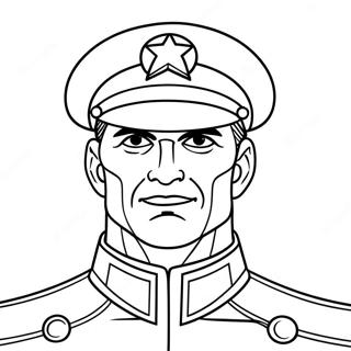 Captain Man Coloring Page 63663-50367