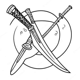 Katana Coloring Page 63673-50389