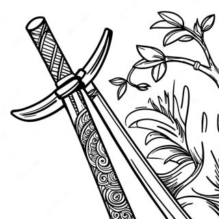 Katana Coloring Page 63673-50392