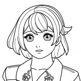 Anya Anime Coloring Pages