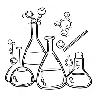 Chemistry Lab Coloring Page 6370-5070