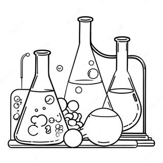 Chemistry Lab Coloring Page 6370-5071