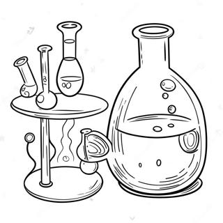 Chemistry Lab Coloring Page 6370-5072