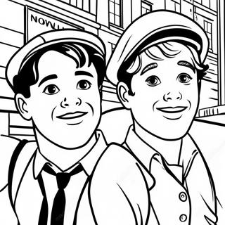 Newsies Coloring Page 63803-50506