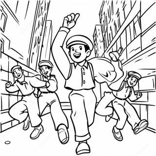 Newsies Coloring Pages