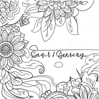 Peaceful Serenity Prayer Coloring Page 63834-50517