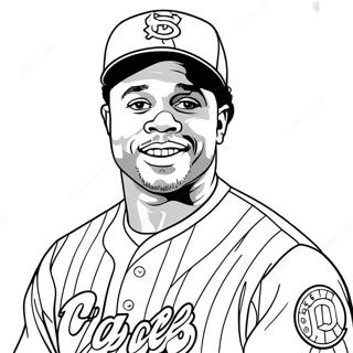 Ken Griffey Jr Coloring Pages