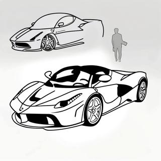 Laferrari Ferrari Boyama Sayfaları