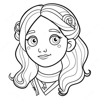 Harry Potter Luna Lovegood Coloring Pages