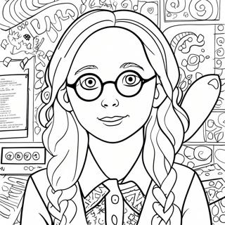 Luna Lovegood Quibbler Omslag Målarbild 63864-50536