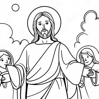 Jesus Is Alive Coloring Page 63913-50578