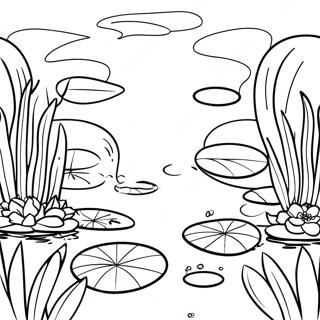 Pond Coloring Pages