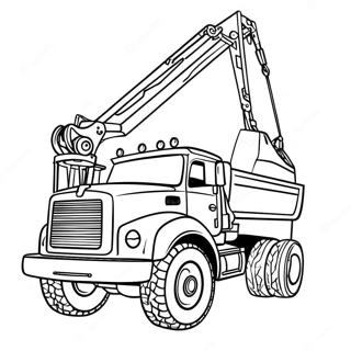 Construction Truck Coloring Pages