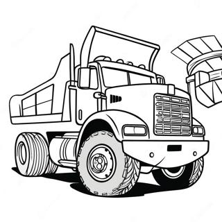 Construction Truck Coloring Page 63923-50588