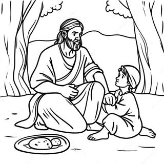 Jacob And Esau Coloring Page 63943-50593