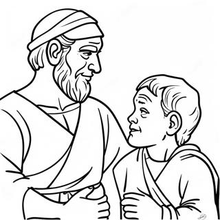 Jacob And Esau Coloring Page 63943-50595