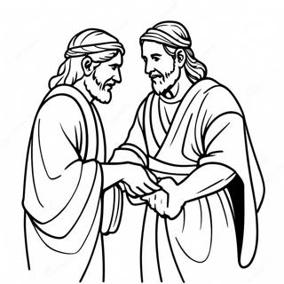 Jacob And Esau Coloring Page 63943-50596