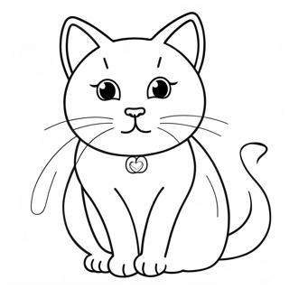 Cutie Cat Coloring Page 63983-50629