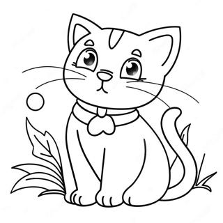 Cutie Cat Coloring Page 63983-50631