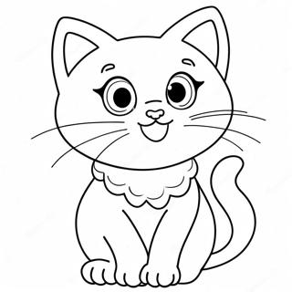 Cutie Cat Coloring Page 63983-50632