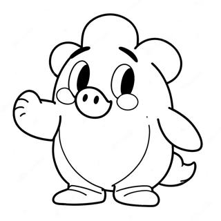 Marx Kirby Coloring Page 64003-50652