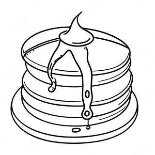 Pancake Coloring Pages