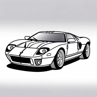 Ford Gt Coloring Pages