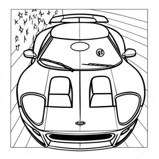 Ford Gt Coloring Page 64013-50655