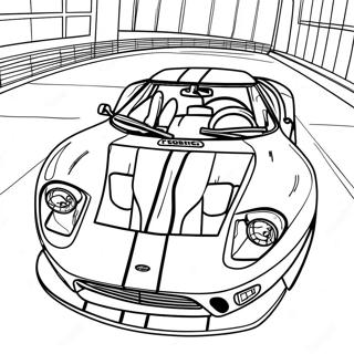 Classic Ford Gt Racing Coloring Page 64014-50676