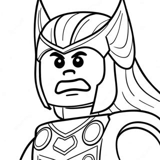 Lego Thor Coloring Page 64033-50663