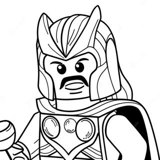 Lego Thor Coloring Page 64033-50664