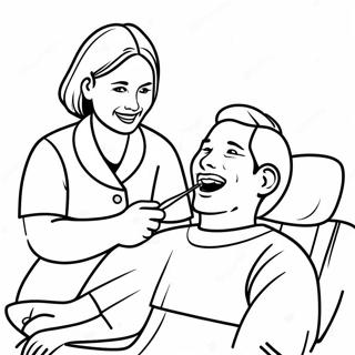 Happy Ada Dental Patients Coloring Page 64114-50730