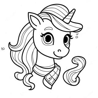 Sunny Starscout With Colorful Mane Coloring Page 64144-50763