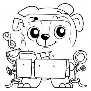 Big Block Singsong Characters Coloring Page 64183-50786