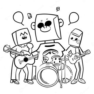 Big Block Singsong Characters Coloring Page 64183-50788