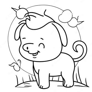 Sunky Coloring Pages