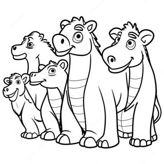 Ice Age 3 Coloring Page 64253-50830