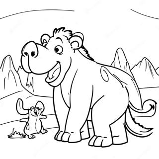 Ice Age 3 Coloring Page 64253-50831