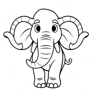 Manny The Mammoth Coloring Page 64254-50837