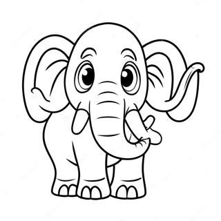 Manny The Mammoth Coloring Page 64254-50839