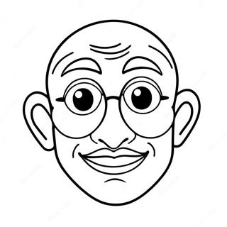 Funny Blank Face Template Coloring Page 64264-50847