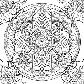 Spirituelles Mandala-Ausmalbild 6430-5112