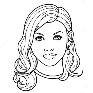 Bad Girl Coloring Pages