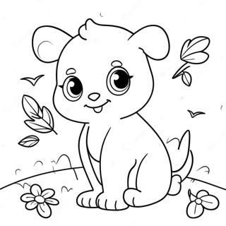 Cute September Animals Coloring Page 64373-50955